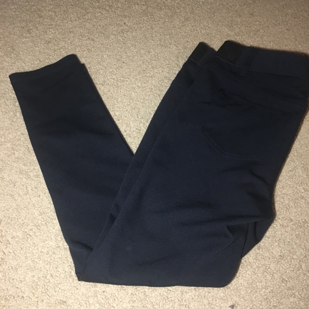 Simply Vera Vera Wang Navy Cropped Ankle Pants